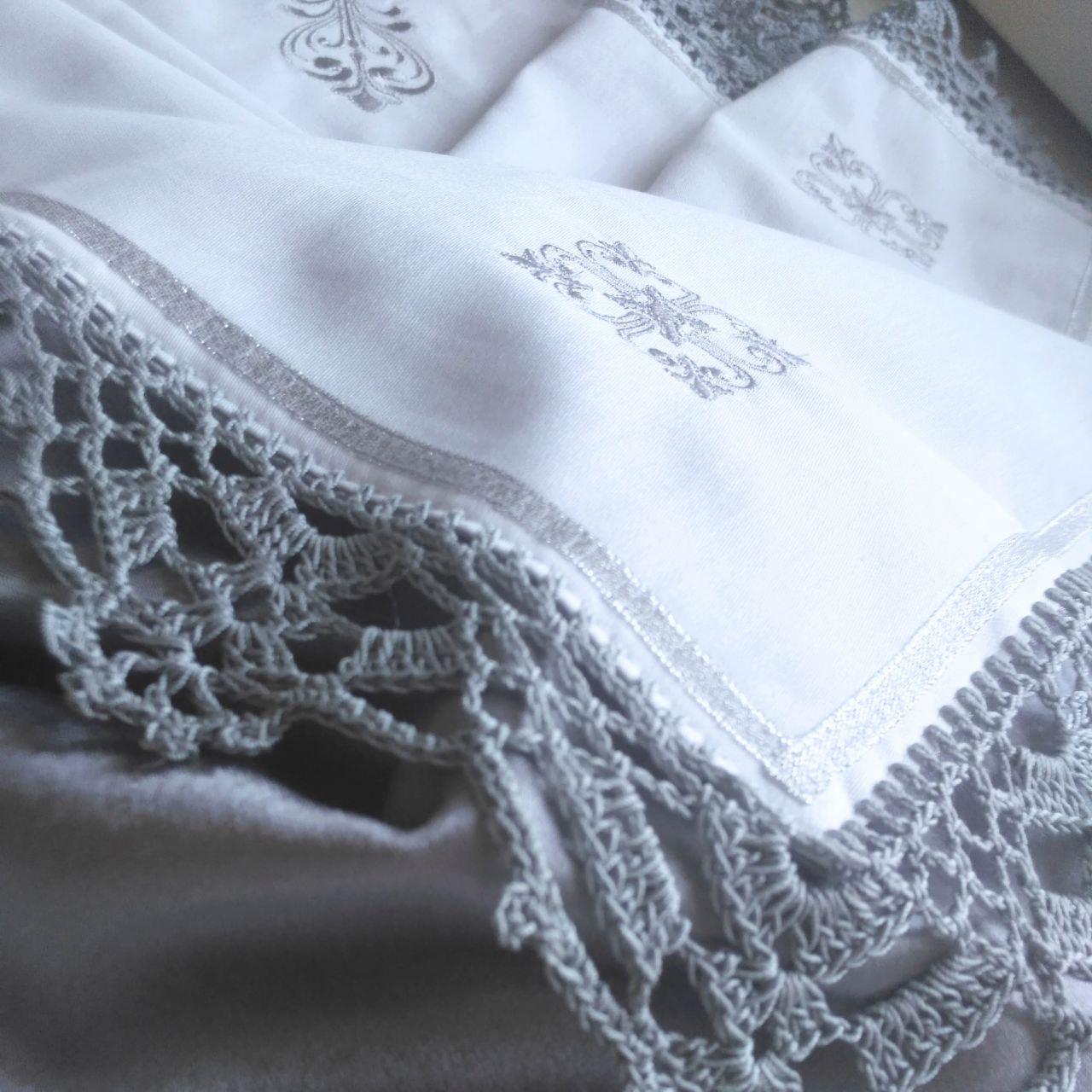 Крыжма крестильная Любовь Богородицы с кружевом (2181654527) - фото 5 Крыжма крестильная Любовь Богородицы с кружевом (2181654527) - фото 5