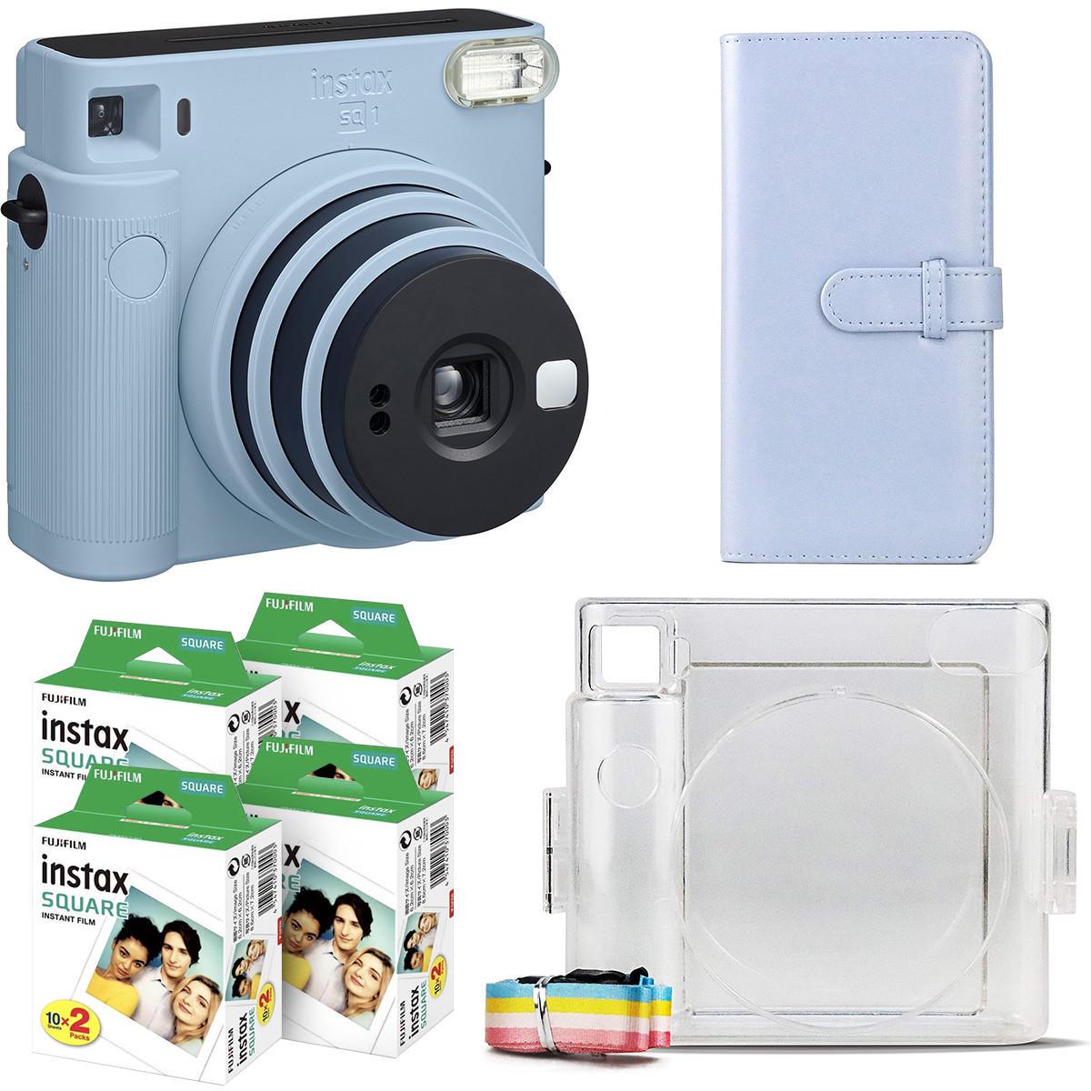 Подарунковий набір фотоапарат Fujifilm Instax Square SQ1 фотопапір 80 шт./чохол/фотоальбом на 80 фото Блакитний (2516978298) - фото 1 Подарунковий набір фотоапарат Fujifilm Instax Square SQ1 фотопапір 80 шт./чохол/фотоальбом на 80 фото Блакитний (2516978298) - фото 1