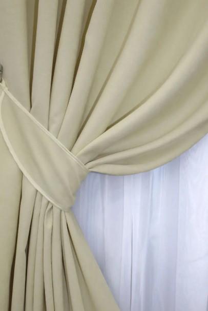 Тканина для штор мікровелюр SPARTA Кремовий (844ш) - фото 5 Тканина для штор мікровелюр SPARTA Кремовий (844ш) - фото 5