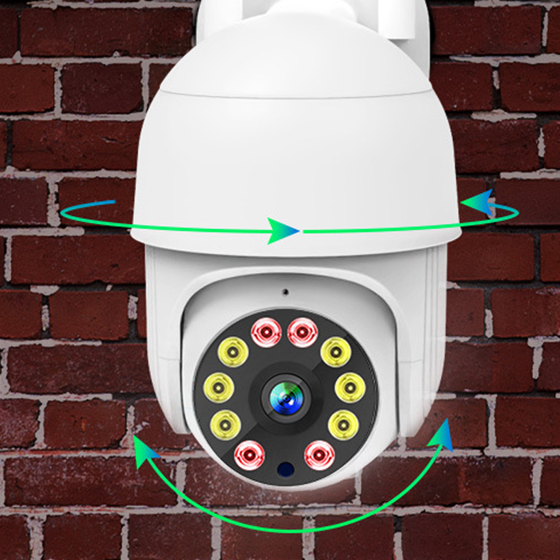 Камера відеоспостереження вулична PTZ360-10Led IP66 з віддаленим доступом/нічною зйомкою/датчиком руху (03516471) - фото 5