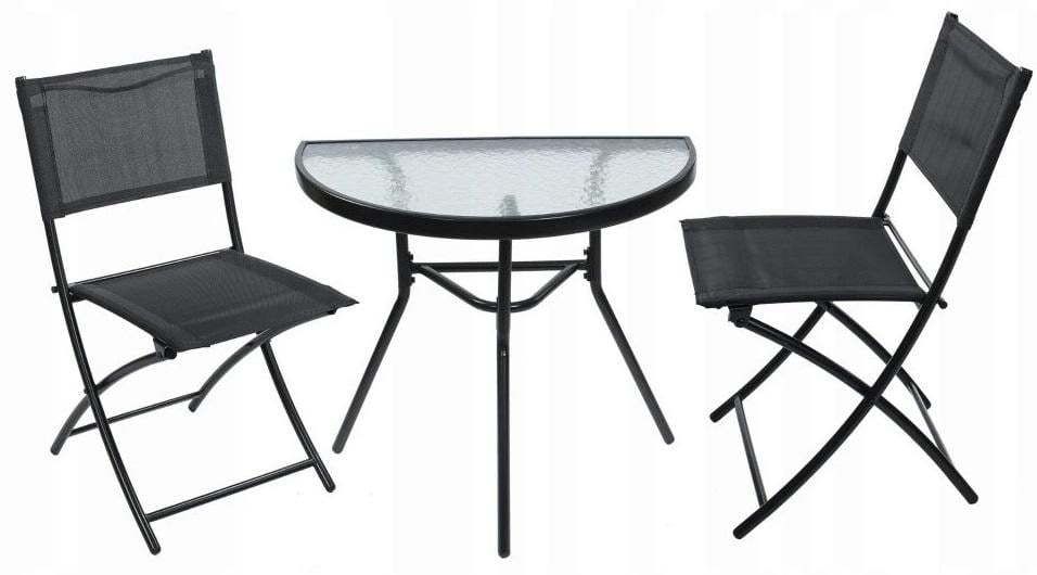 Стіл Bonro B-1355 з 2 кріслами набір для балкону тераси саду (5727) Стіл Bonro B-1355 з 2 кріслами набір для балкону тераси саду (5727)