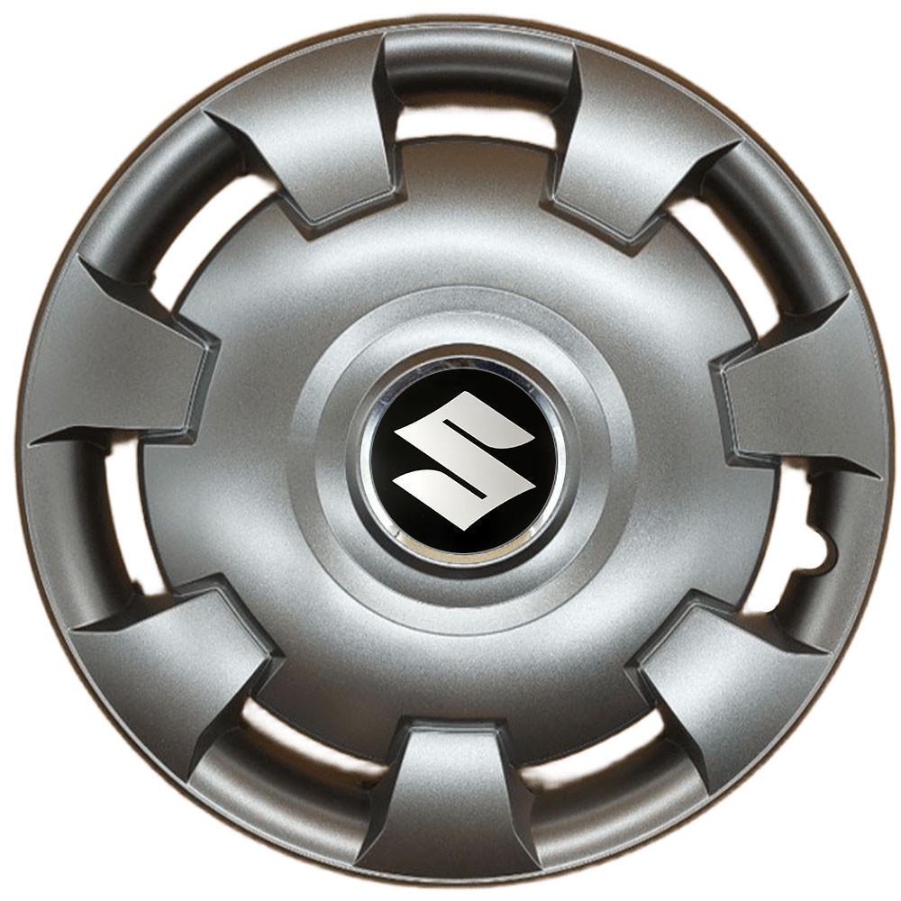 Колпаки SJS 111 с логотипом Suzuki 4 шт. R13 Серебряный (2789080802)