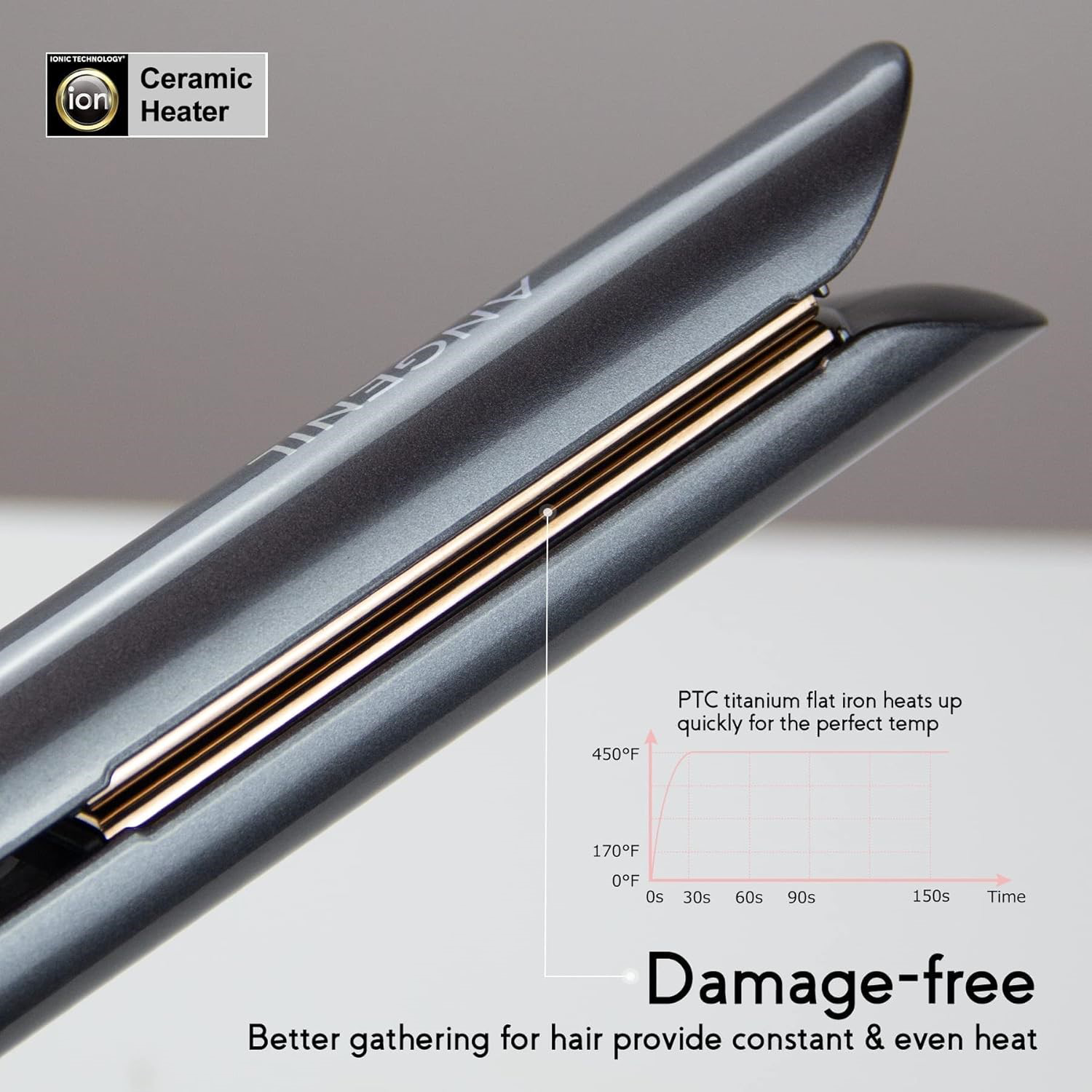 Випрямляч для волосся та щипці для завивки в одному ANGENIL hy-068b (15985) - фото 6 Випрямляч для волосся та щипці для завивки в одному ANGENIL hy-068b (15985) - фото 6