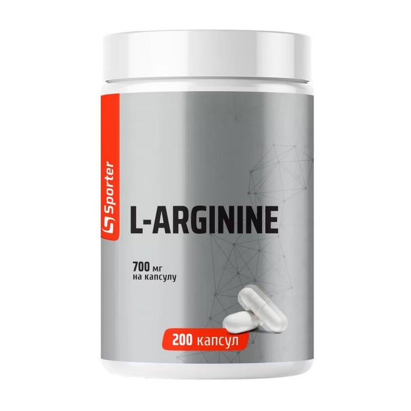 L-аргинин Sporter L-Arginine 700 мг 200 капс.