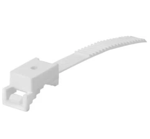 Тримач під дюбель з хомутом E.NEXT КР-40 нейлон ⌀ 20-40 мм х 125 мм 100 шт. (S0430029)