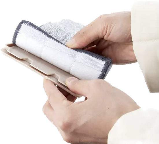 Запаска на швабру микрофибра с фиксацией 33х12 см (23705426) - фото 2 Запаска на швабру микрофибра с фиксацией 33х12 см (23705426) - фото 2