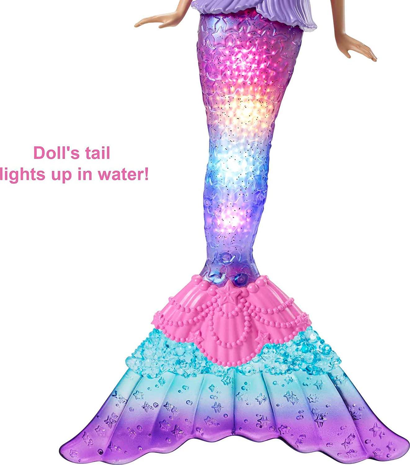 Лялька Barbie Dreamtopia Twinkle Lights Mermaid Doll (BR0258) - фото 5