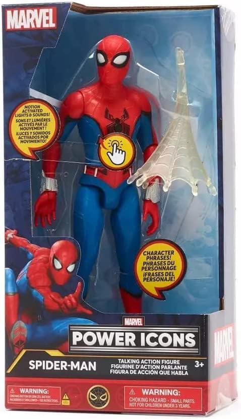 Дитяча ігрова фігурка Disney Store Marvel Power Icons Spider-Man Людина-павук 23 см (2215350542) - фото 1