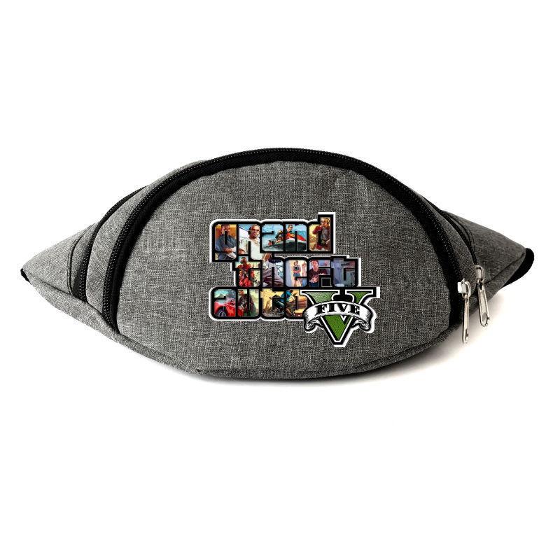 Поясная сумка-бананка Cappuchino toys GTA 001 Серый (1404954885) Поясная сумка-бананка Cappuchino toys GTA 001 Серый (1404954885)