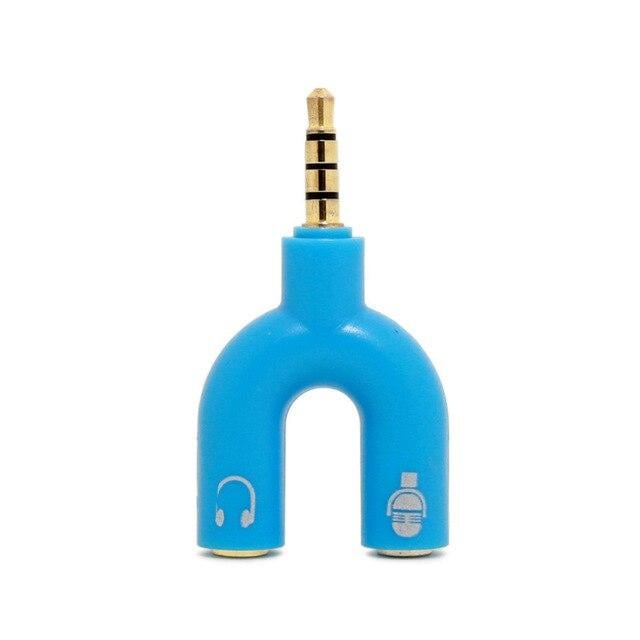 Переходник Alitek сплиттер Y-типа для телефона 4 pin 3,5 мм M/2x3,5 мм 3 pin M-F (1303520883)
