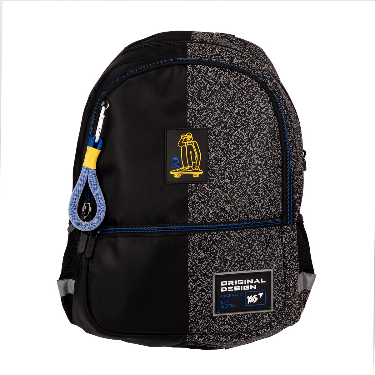 Рюкзак YES T-113 Street Style 42х27х12,5 см Черно-бежевый (559972) - фото 2 Рюкзак YES T-113 Street Style 42х27х12,5 см Черно-бежевый (559972) - фото 2