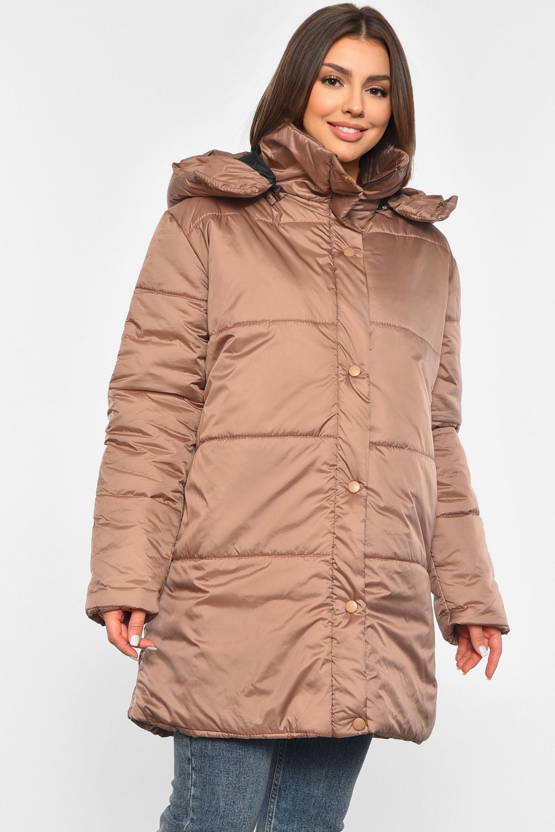 Куртка женская демисезонная XL-2XL Мокко (190234) Куртка женская демисезонная XL-2XL Мокко (190234)
