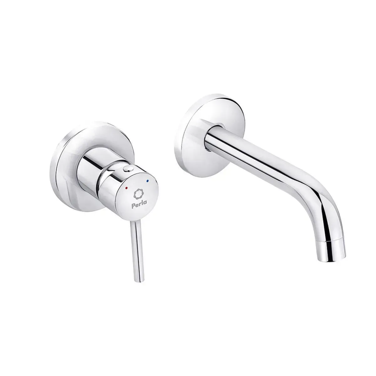 Змішувач для умивальника вбудований настінний Perla Solo Хром (PSH1103)