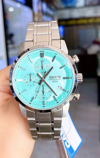 Наручний годинник чоловічий Casio MTP-E510D-2A d 42 мм (2458746757) - фото 5 Наручний годинник чоловічий Casio MTP-E510D-2A d 42 мм (2458746757) - фото 5