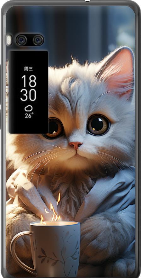 Чехол на Meizu Pro 7 White cat (5646u-1044-42517) Чехол на Meizu Pro 7 White cat (5646u-1044-42517)
