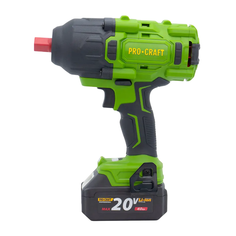 Гайковерт акумуляторний безщітковий ProCraft PWA80 з 1 акумулятором Li-ion та зарядним пристроєм