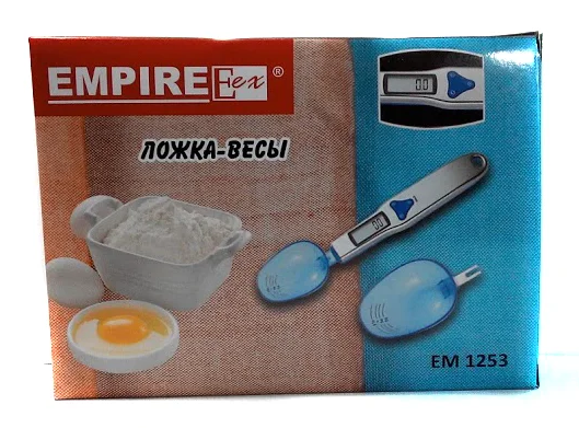 Электронная мерная ложка Empire EM-1253 красная кухонные весы 500 г - фото 4