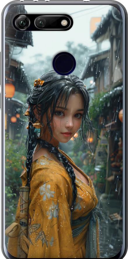 Чехол на Huawei Honor View 20 Anime-girl (6133u-1645-42517)