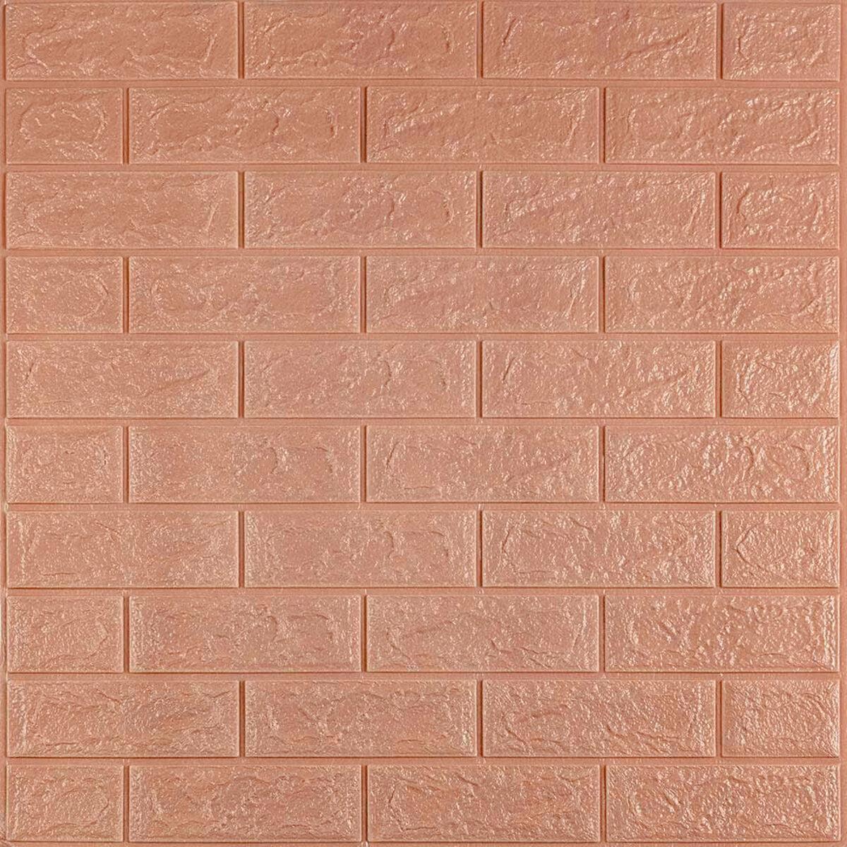 3D-панель Кирпич самоклеящийся 700х770х5 мм Пудровый - фото 1