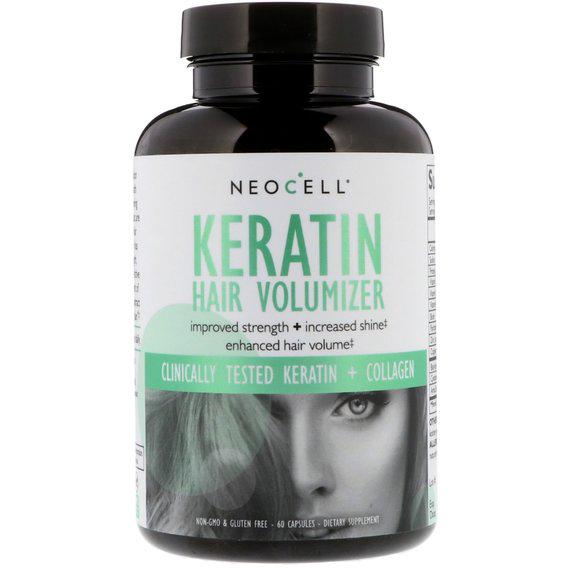 Комплекс для шкіри, волосся і нігтів Neocell Keratin Hair Volumizer 60 Caps