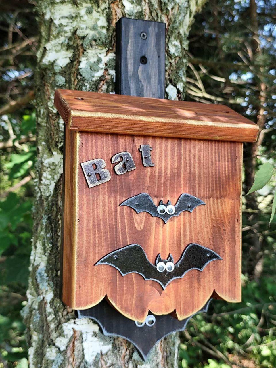 Дом для летучих мышей Сибелла подвесной 30х20х6,5 см Коричневый - фото 3 Дом для летучих мышей Сибелла подвесной 30х20х6,5 см Коричневый - фото 3