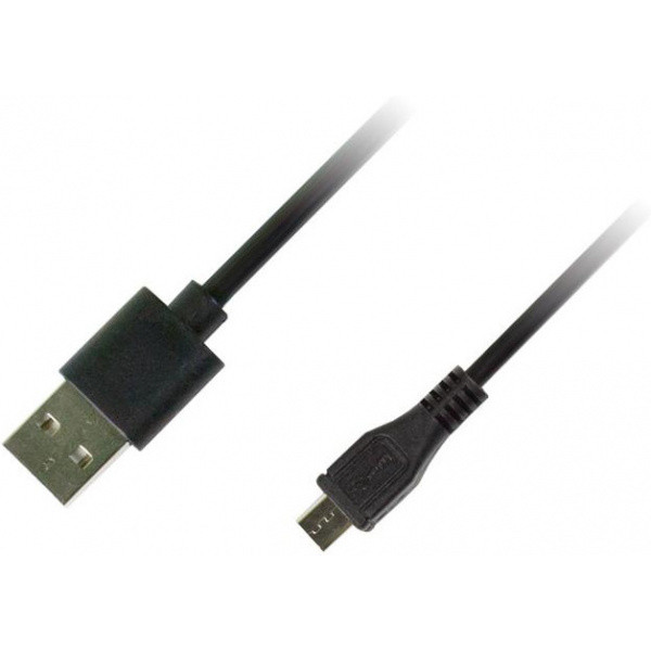 Кабель Piko USB2.0 AM-MicroUSB BM 1 м Black REVERS (1283126474101)