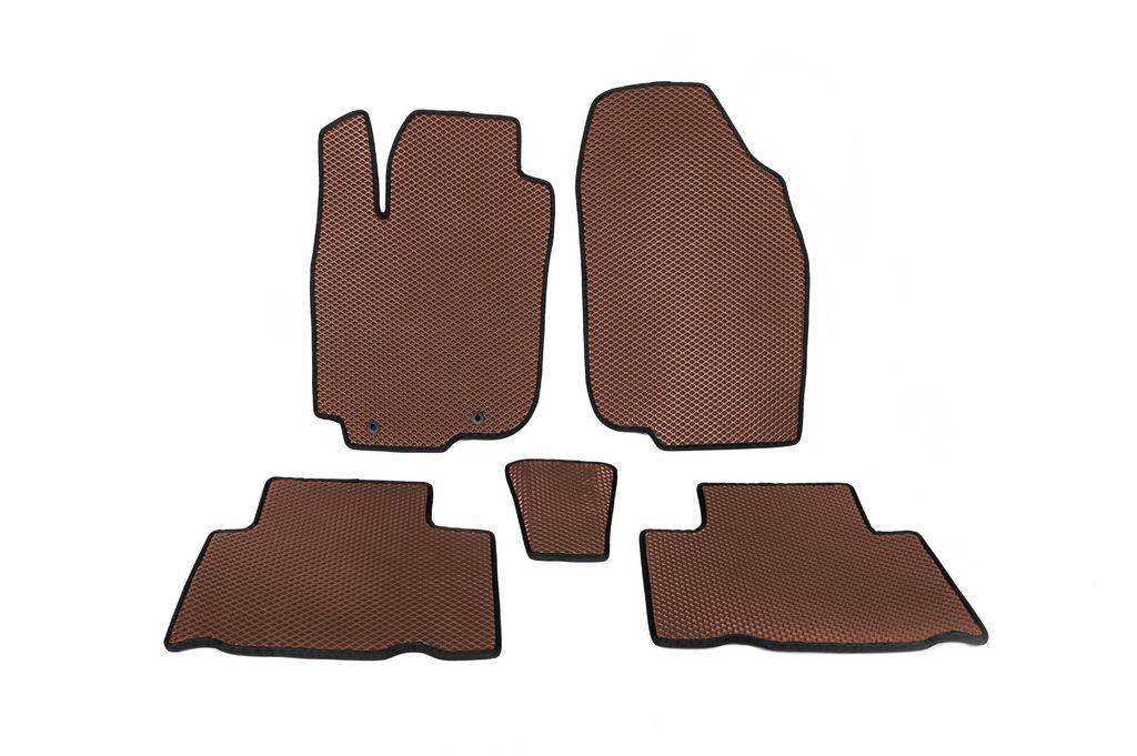 Коврики EVA Digital Designs для Toyota Rav 4 2006-2013 гг. этилвинилацетат Коричневый
