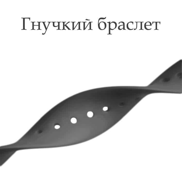 Годинник електронний дитячий сенсорний з 3D браслетом Кіт водонепроникний Сірий (1000061) - фото 3