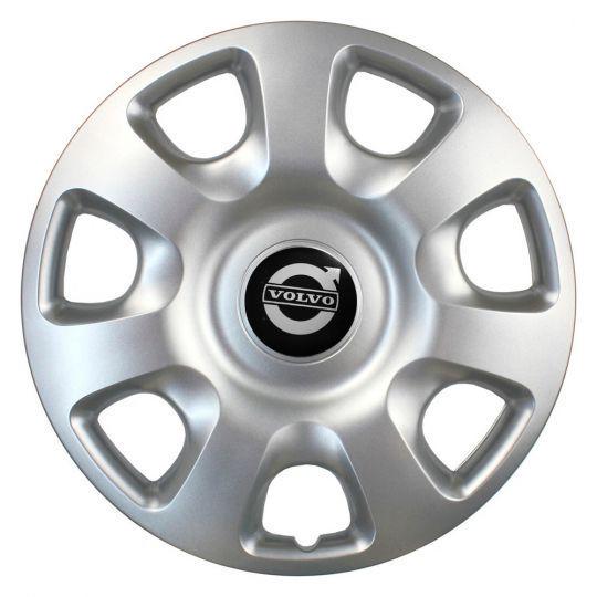 Автомобильные колпаки SKS 336 R15 с логотипом Volvo 4 шт. Серебристый