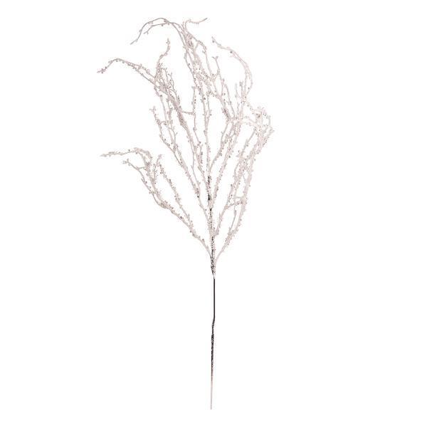 Ветка декоративная Yes! Fun Бисер 70 см Белый (973915)
