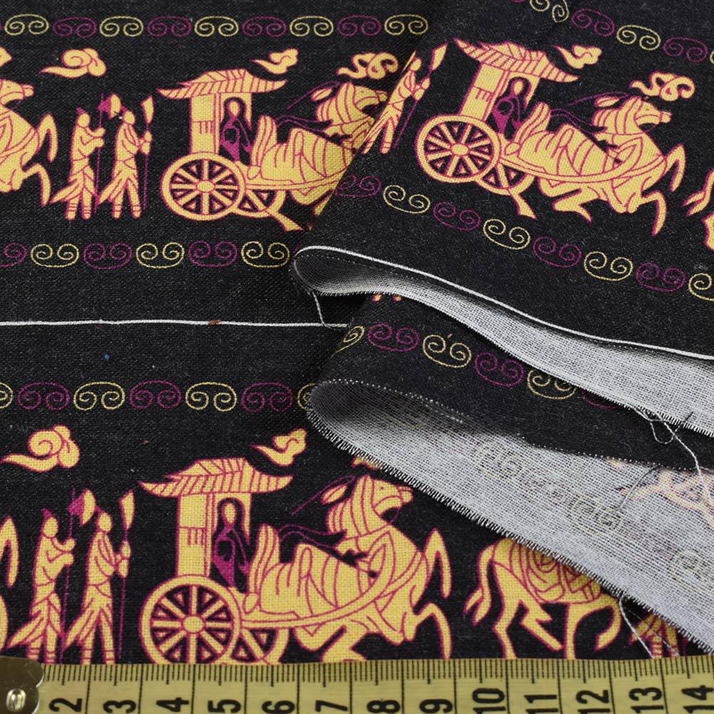 Тканина льон ширина 140 см Різнокольоровий (12623.009) - фото 3 Тканина льон ширина 140 см Різнокольоровий (12623.009) - фото 3