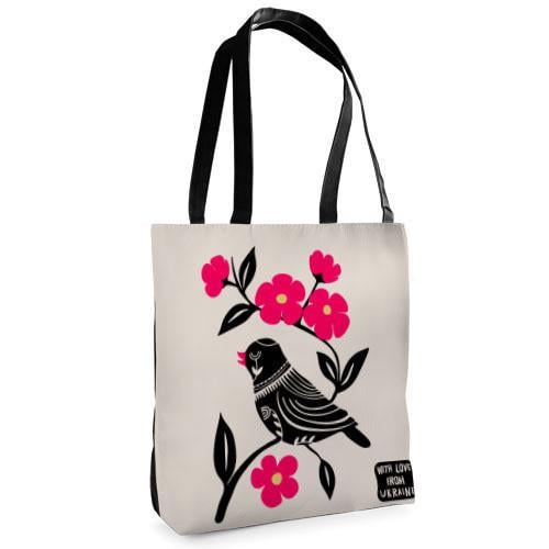 Сумка тканевая Presentville Tenderness Соловей (ST 22U007 BL)