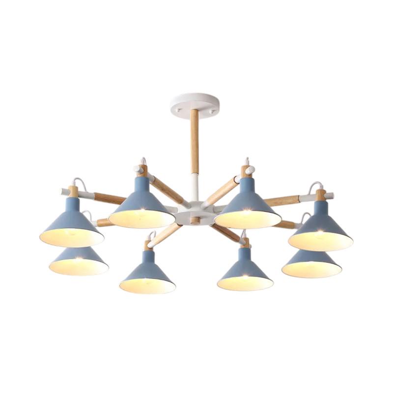 Люстра Saga 8 Mix Blue (PL-0002517 M/MIX BLUE) - фото 1