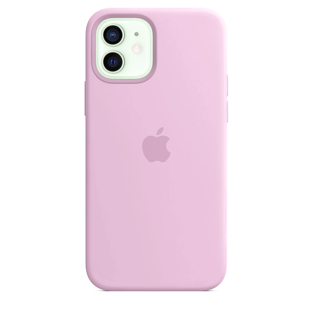 Силіконовий Чохол Накладка Silicone Case для iPhone 12/12 Pro Light Pink