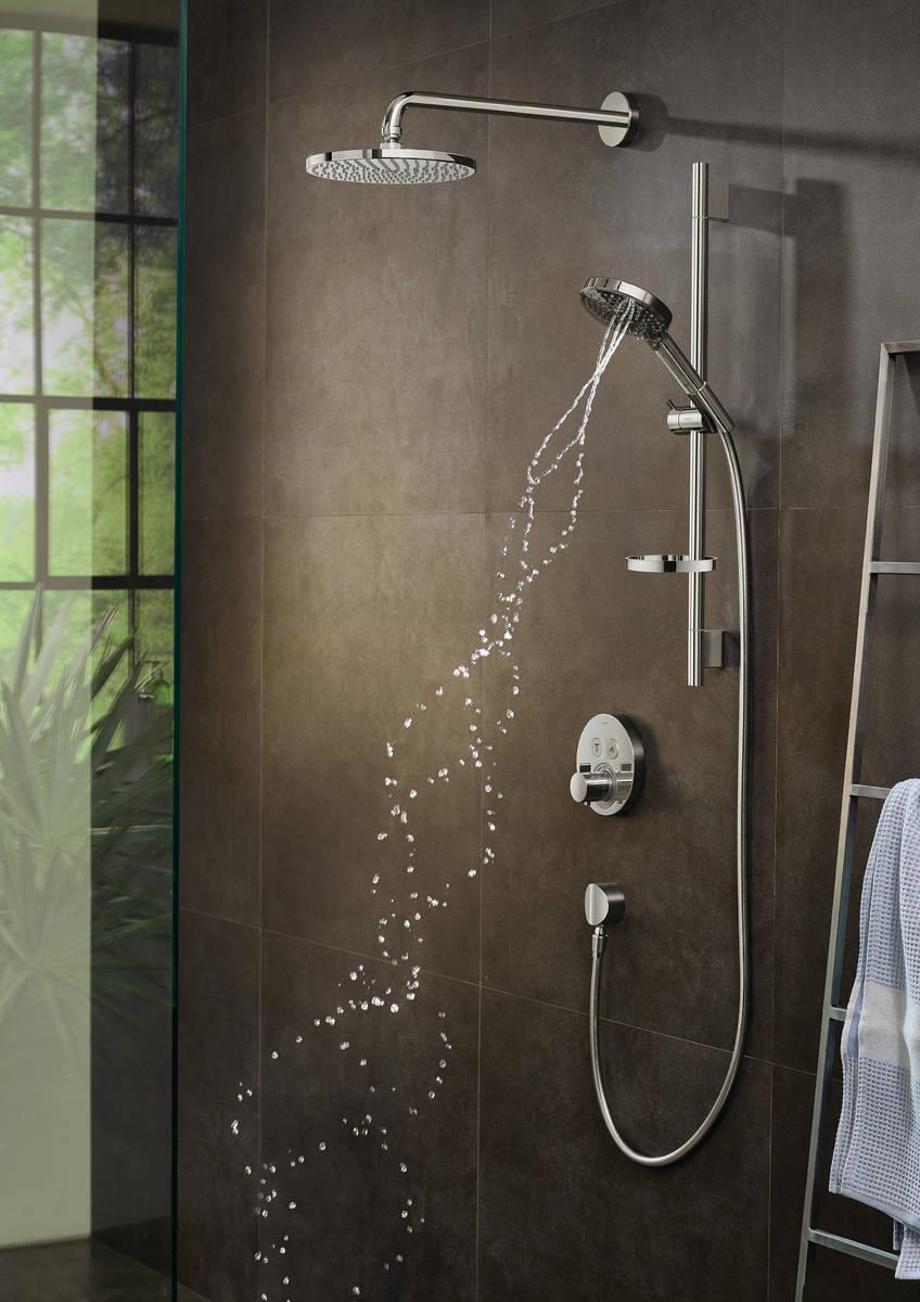 Душевой комплект Hansgrohe RAINDANCE SELECT S 27654000 со штангой Хром (112061) - фото 2