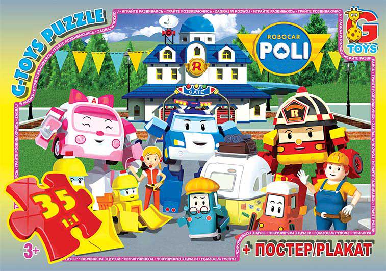 Пазлы G-Toys Робокар Полли RR067439 (4824687634152)