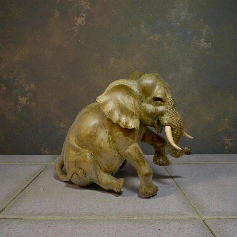 Статуэтка резная Giorgio Butnari Слон палисандр 25х30 см (FS-036)