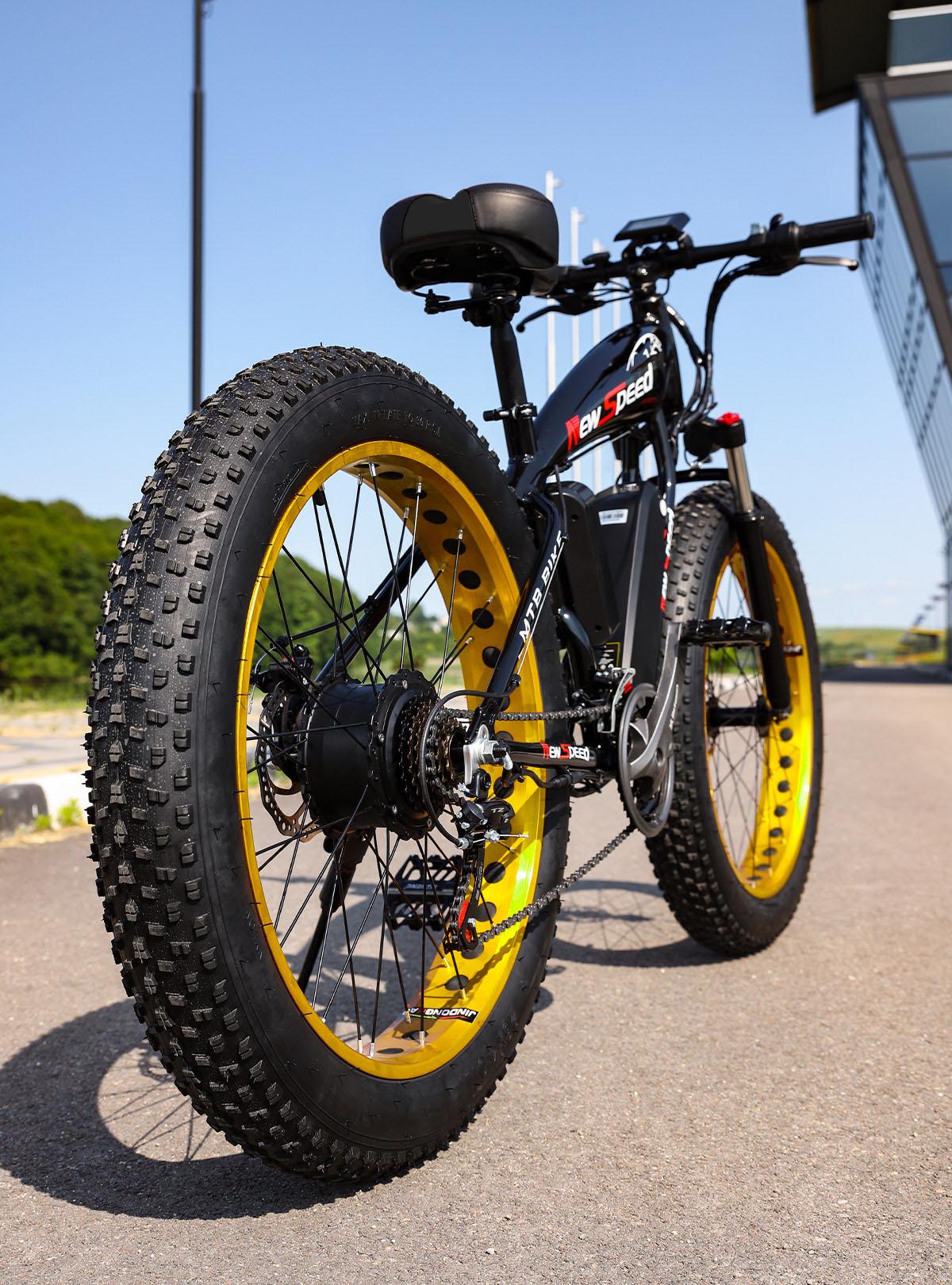 ᐉ Электровелосипед Fatbike 8818 New Speed 1000 W 48 V 13 Ah с широкими ...