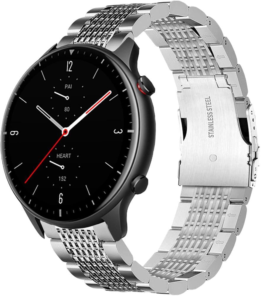 Ремешок металлический Gripix для Amazfit GTR 2 Silver (42060-59)