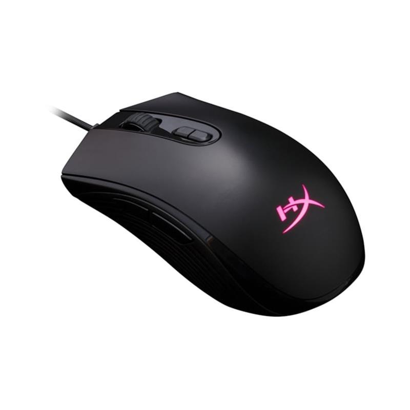 Мишка ігрова HyperX Pulsefire Core провідна RGB 6200 DPI пам'ять налаштувань 7 кнопок Чорний (629408) - фото 3