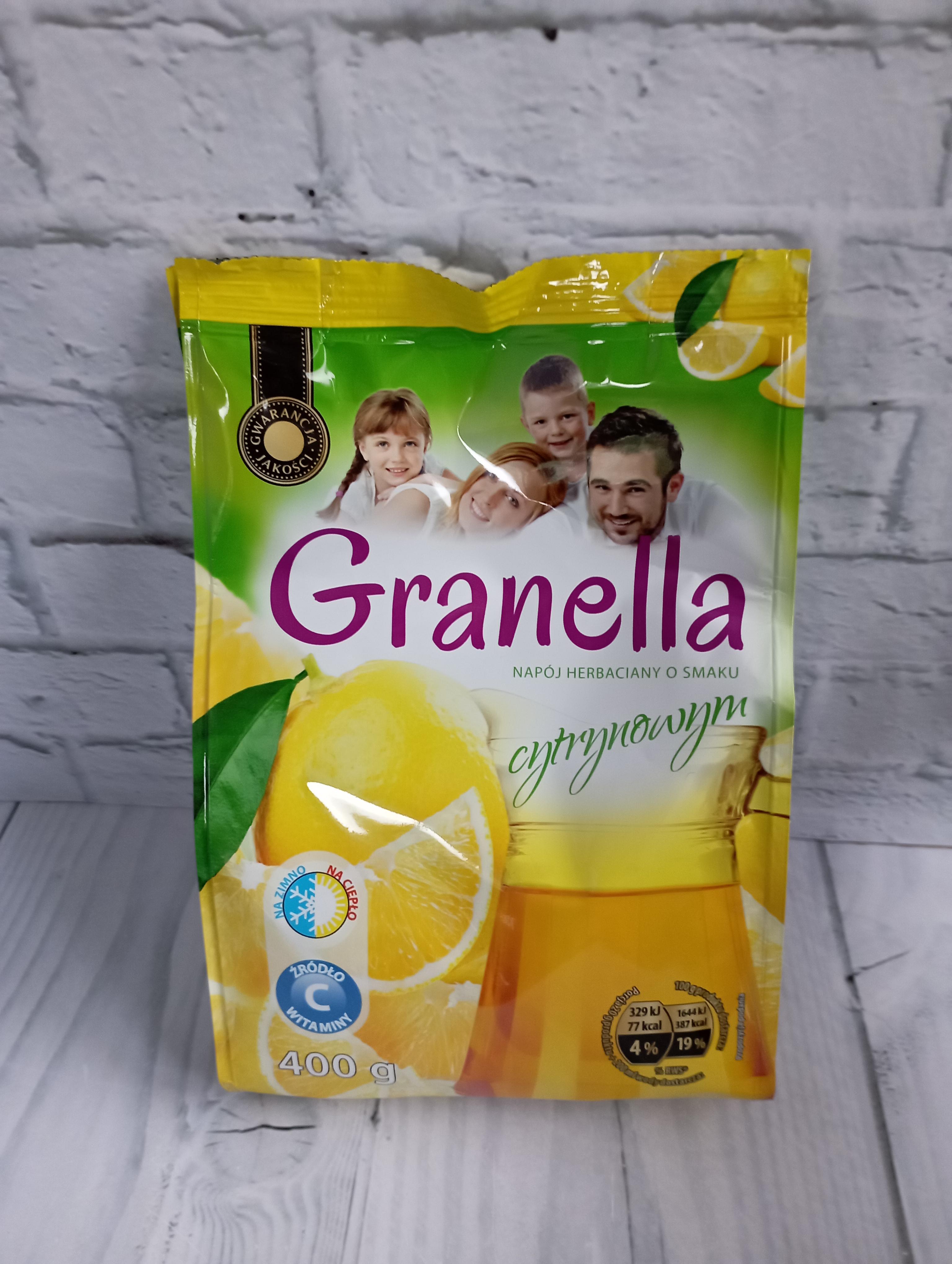 Чай гранульований Granella з ароматом лимона 400 г