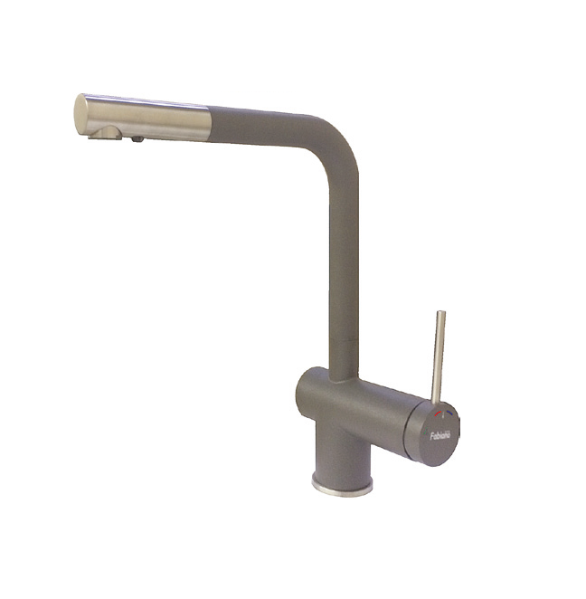 Комбинированный смеситель Fabiano FKM 31.12 SS Titanium