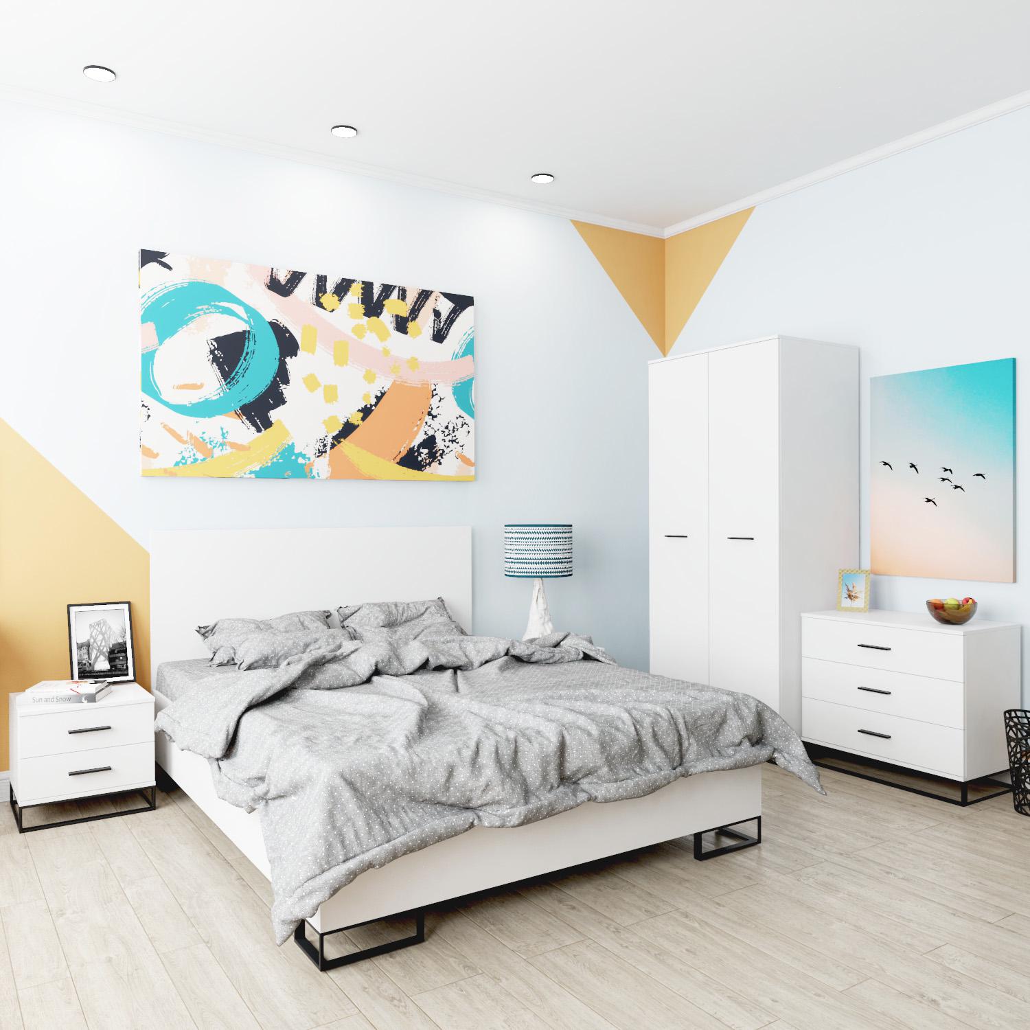 Ліжко Ascet 1,2 м 1270x1000x2060 мм Аляска (GAAS07010000030) - фото 2 Ліжко Ascet 1,2 м 1270x1000x2060 мм Аляска (GAAS07010000030) - фото 2