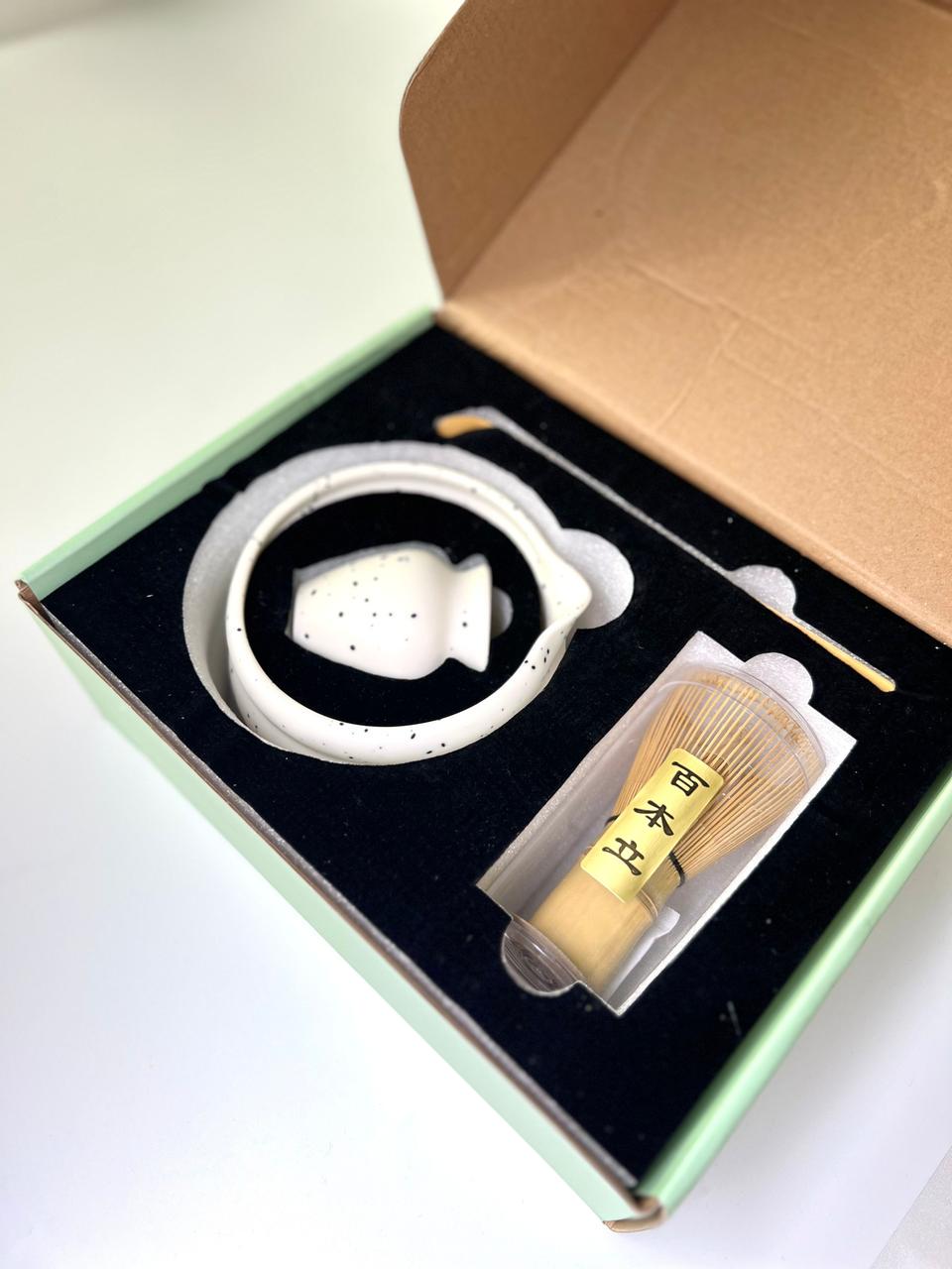 Набор посуды для приготовления матча чая Shiro Ink 4 предмета Белый матовый (2815745047) - фото 8 Набор посуды для приготовления матча чая Shiro Ink 4 предмета Белый матовый (2815745047) - фото 8