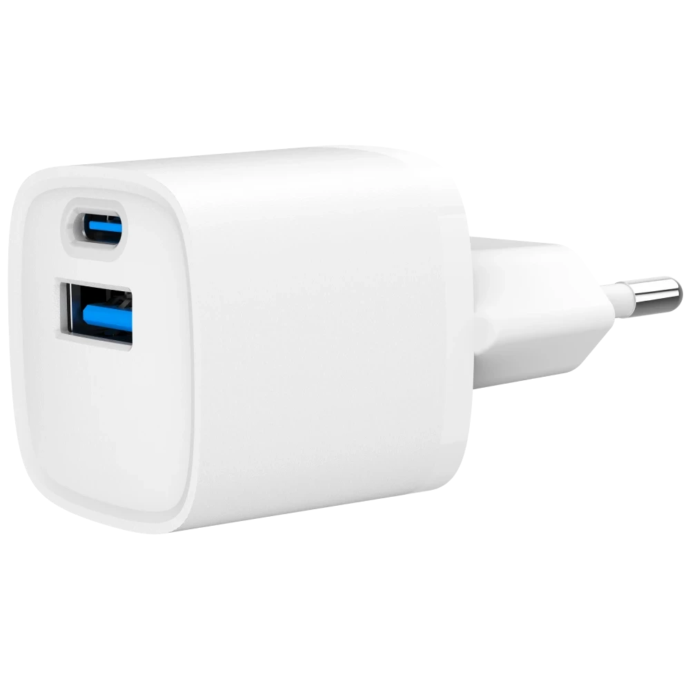 Зарядний пристрій мережевий Gembird TA-UC-PDQC20-W-01 USB Type A/USB Type C (2983440299) Зарядний пристрій мережевий Gembird TA-UC-PDQC20-W-01 USB Type A/USB Type C (2983440299)