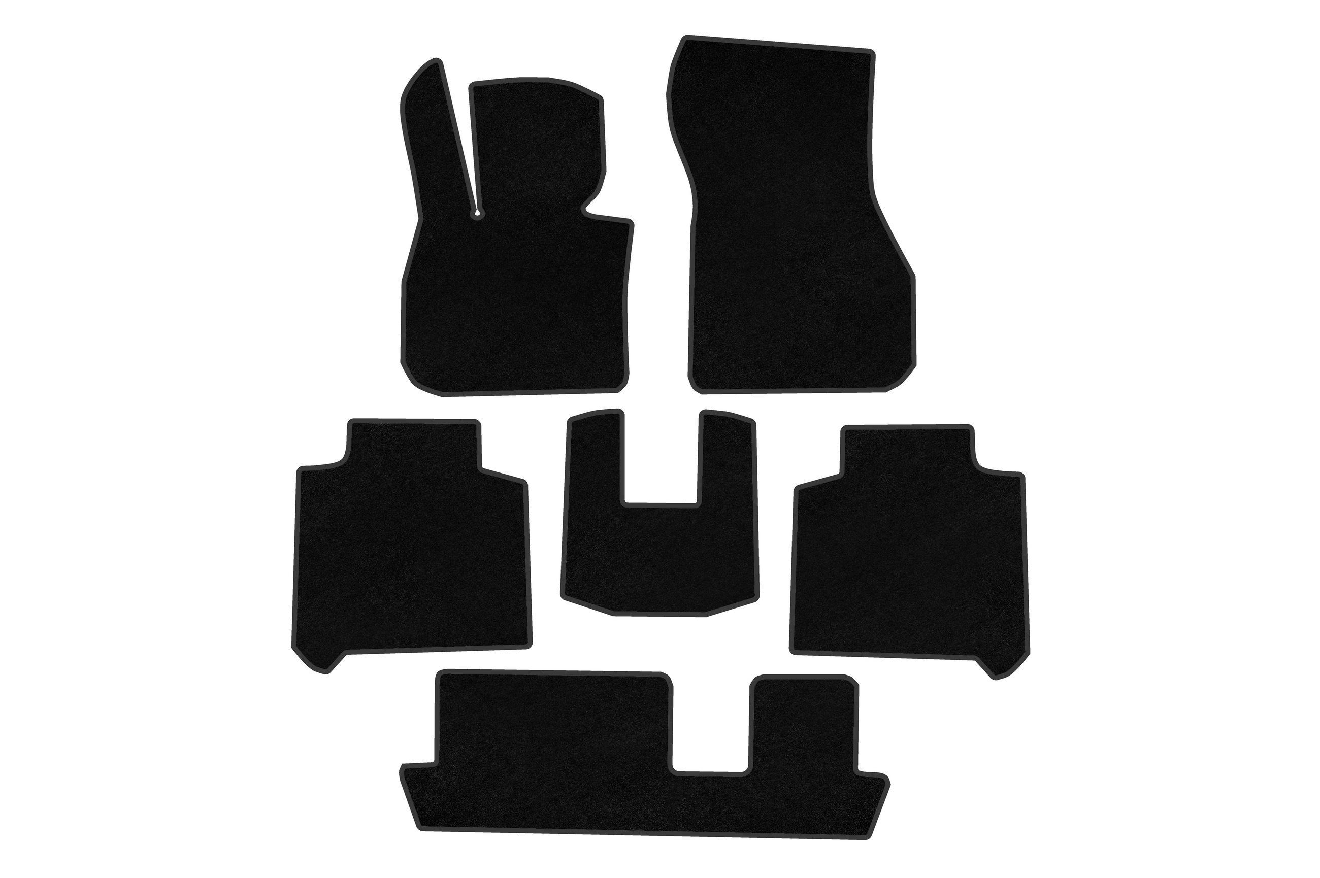 Коврики автомобильные Digital Designs Deluxe для BMW 2 серия Active Tourer F45/F46 2014-2021 гг. ткань Черный (185999)