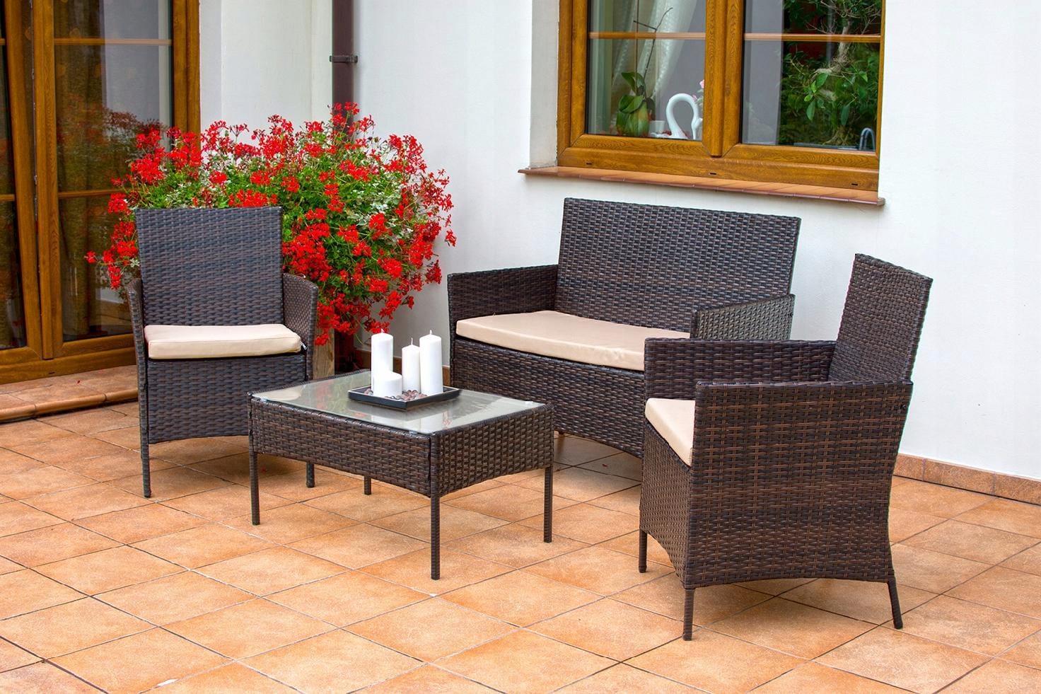 Комплект садовой мебели Jumi Mokka Коричневый (OM-359444)