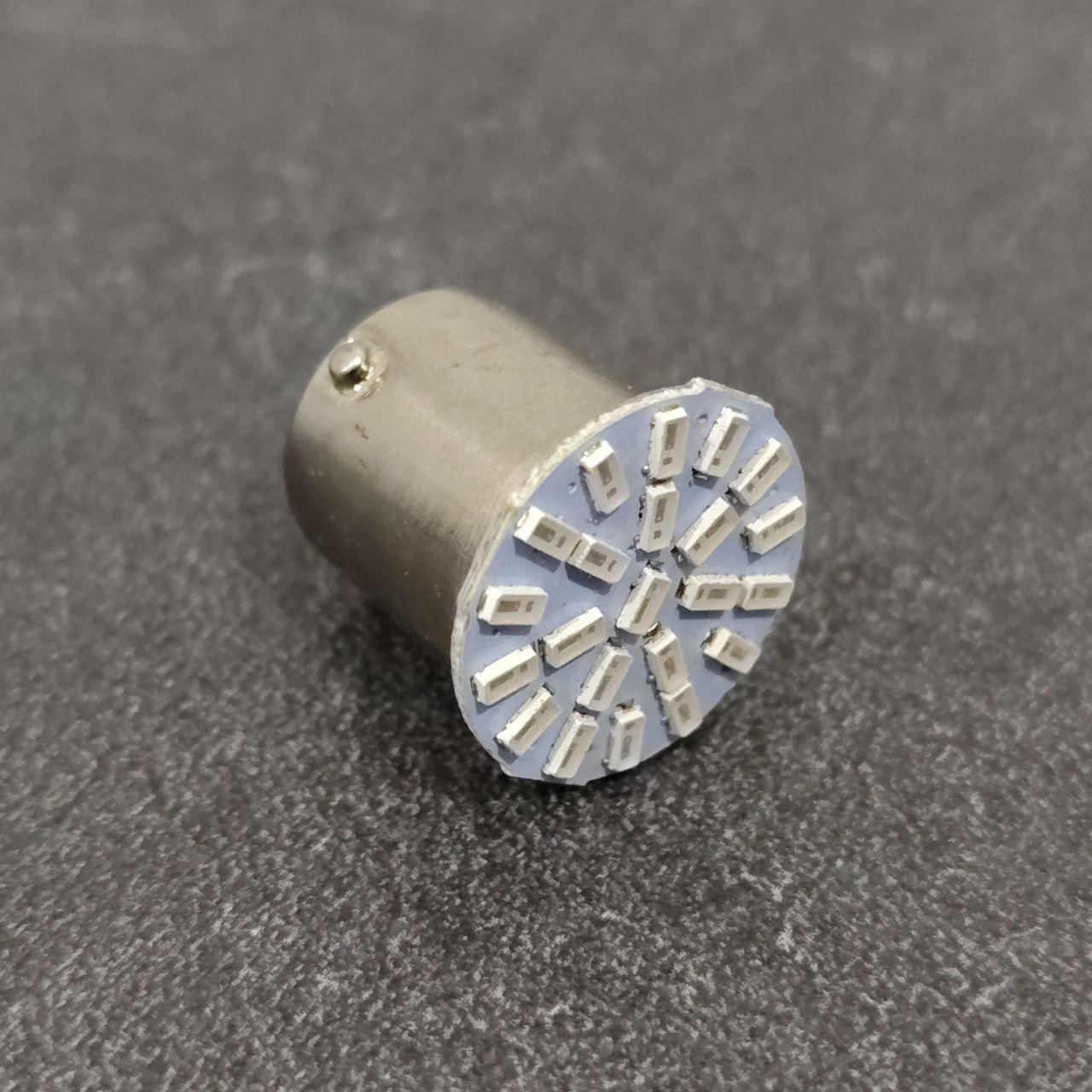 Автолампа Ba15s 1156 P21W 22SMD 12V LED Синій (538STORE3) Автолампа Ba15s 1156 P21W 22SMD 12V LED Синій (538STORE3)