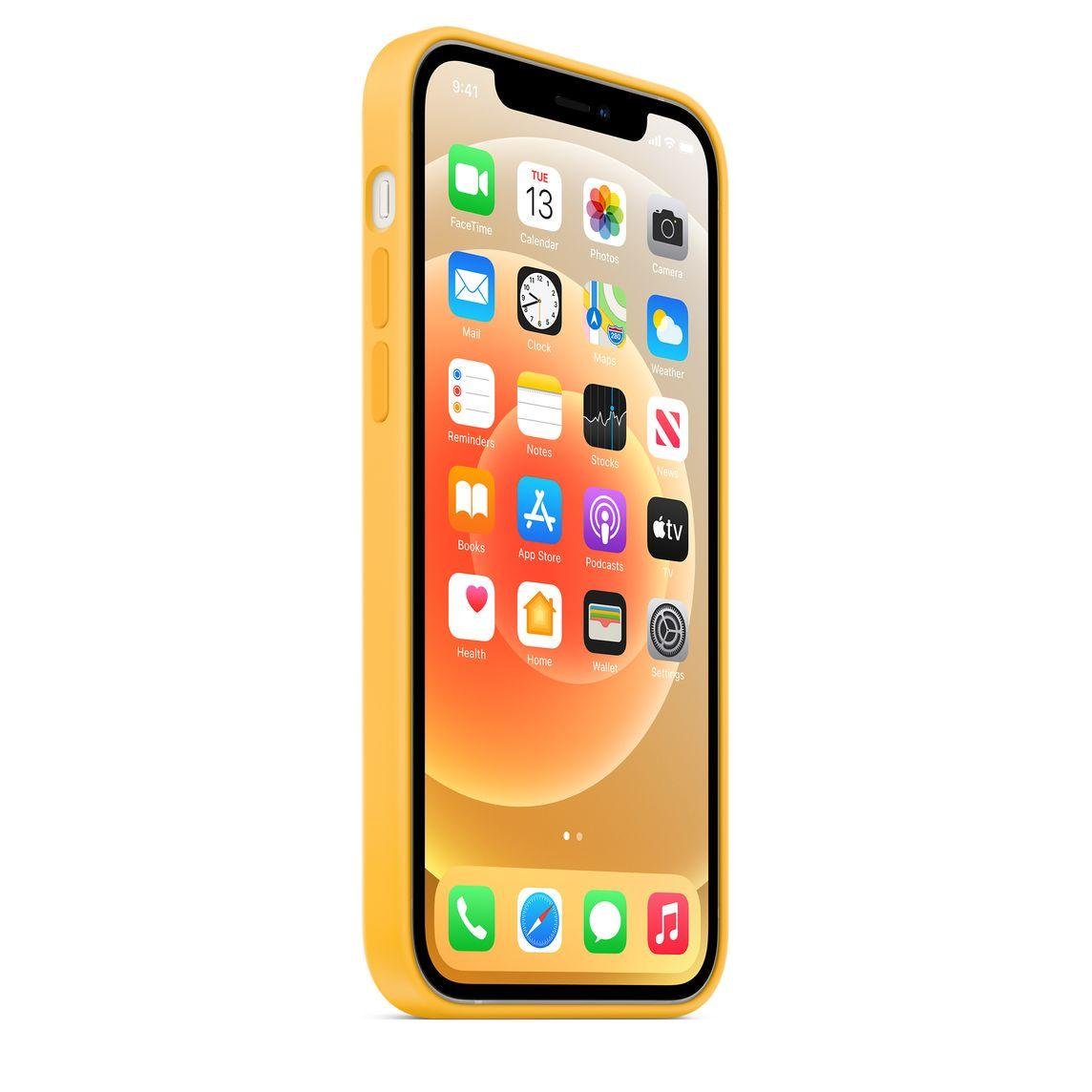 Силиконовый чехол-накладка Apple Silicone Case for iPhone 12 Pro Max, Sunflower (HC)(A) - фото 5