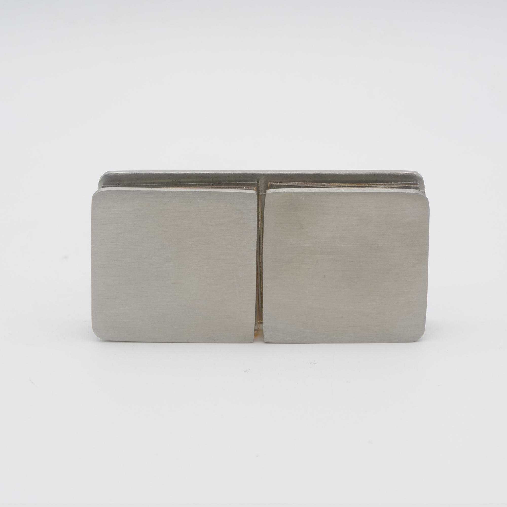 Стеклодержатель стекло/стекло 180 градусов матовая нержавеющая сталь